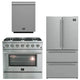 Forno Appliance Package - 36" Gas Range, Dishwasher, 36" Refrigerator — FBDL-004-01CAUS