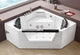 EAGO 5 ft Clear Corner Acrylic Whirlpool Bathtub for Two AM156ETL