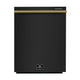 Forno Espresso 24" Built-In Dishwasher, Black, Antique Brass — FDWBI8067-24BLK