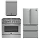 Forno Appliance Package - 36" Dual Fuel Range, Dishwasher, 36" Fridge — FBDL-004-02CAUS