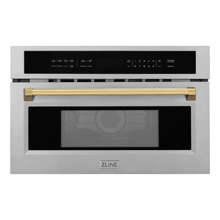 ZLINE 30” Convection Microwave, Stainless Steel, Gold MWOZ-30-G