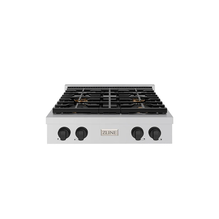 ZLINE 30" Paramount Classic Gas Rangetop DuoPro™ Cooktop PCRTSZ-30-MB