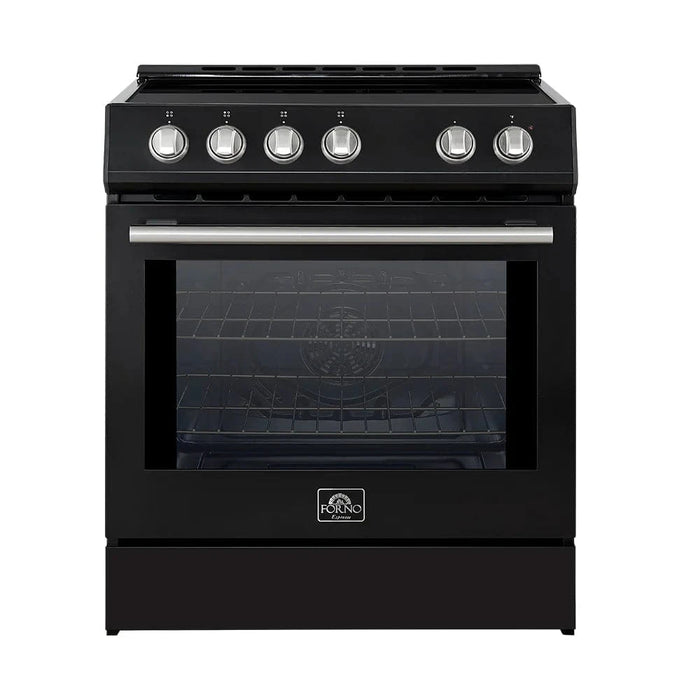 FORNO Espresso Leonardo 30" Induction Range FFSIN0982-30BLK
