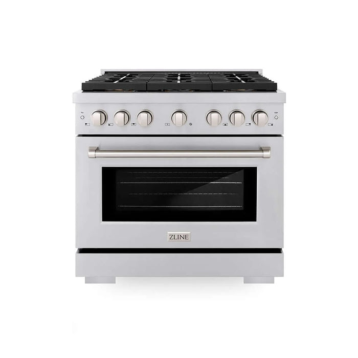 ZLINE 36" Paramount Gas Range DuoPro™ Cooktop, Convection Gas Oven PSGR36