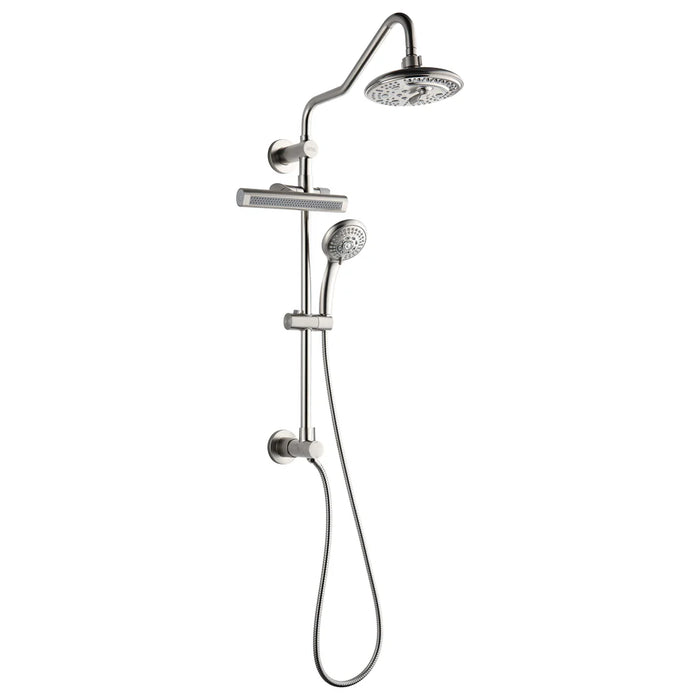 Forno Acqua AcquaFALL Shower, Overhead Rainfall Shower, Handheld Shower Head SCW2BN-C2