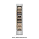 ZLINE 18"Triple Zone 68 Bottle Right Hinge Column Wine Cooler, Stainless Steel Champagne Bronze RCWVRZ-30418-CB
