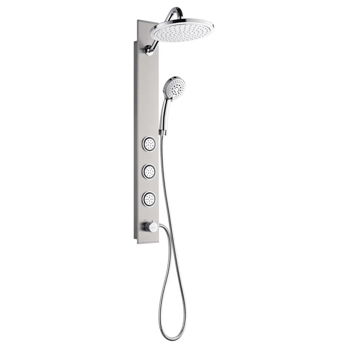 Forno Acqua AcquaSPA Shower Panel, Overhead Rainfall Shower, Handheld Shower Head SL31BC-L8