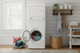 Frigidaire 27" Long Vent Stacked Laundry Center ,White, FLCE7523AW