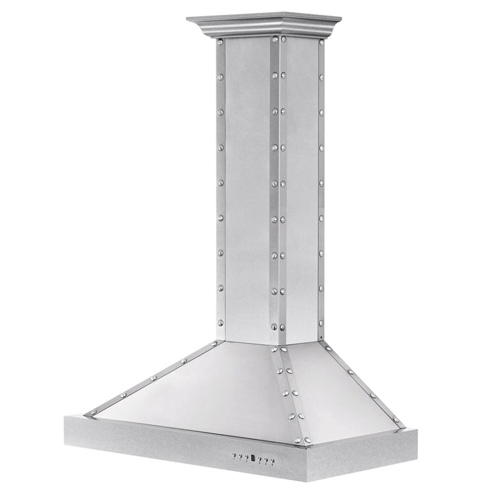 ZLINE 30" Designer Series Stainless Island Range Hood, KB2i-4SSXS-30
