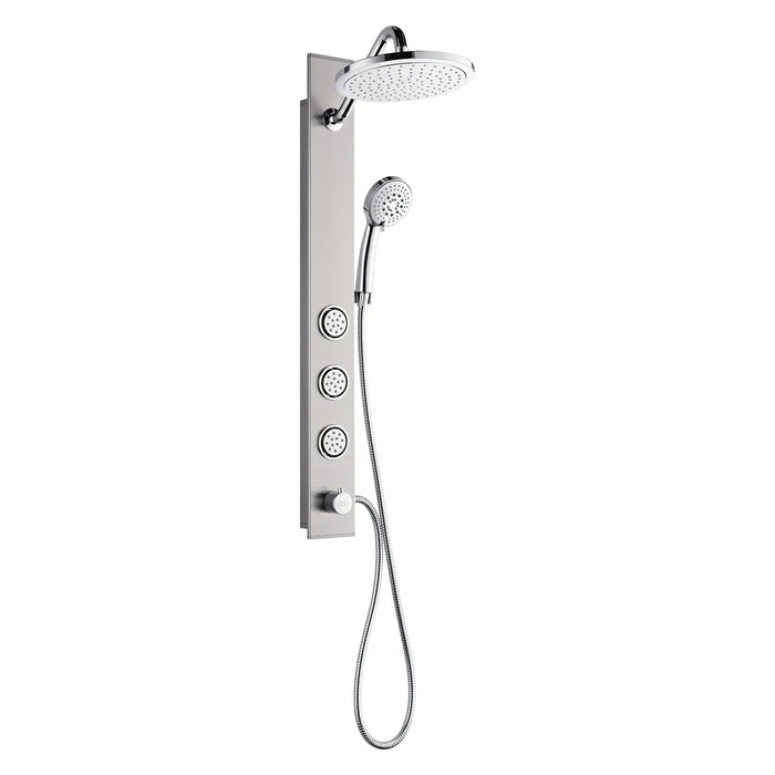 Forno Acqua AcquaSPA Shower Panel, Overhead Rainfall Shower, Handheld Shower Head SL31BC-2