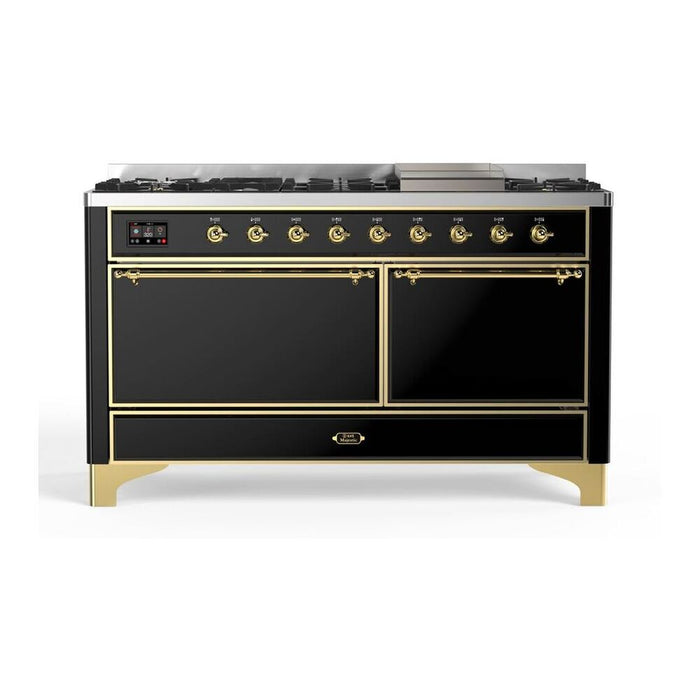 ILVE Majestic II 60" Dual Fuel Range, UM15FDQNS3