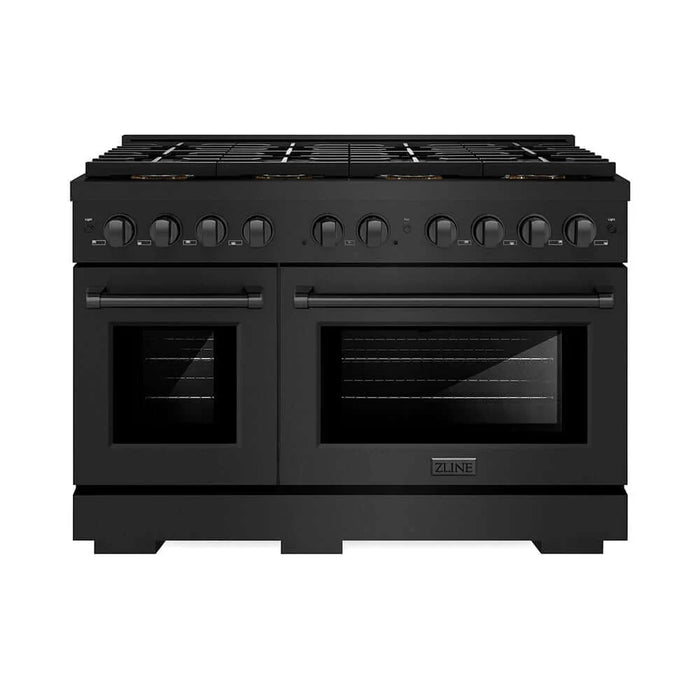 ZLINE 48" Paramount Gas Range DuoPro™ Cooktop, Dual Ovens PSGRB-48