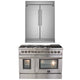 Forno Appliance Package - 48" Dual Fuel Range and 60" Refrigerator — FBDL-017-03CAUS