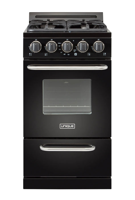 UNIQUE Classic 20" Off Grid Propane Range, UGP-20G OF1 B