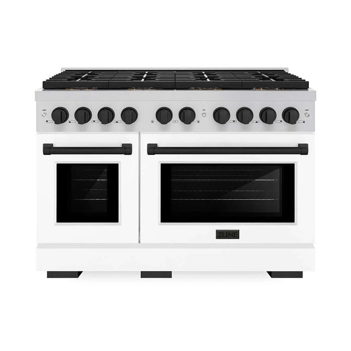 ZLINE 48" Paramount Gas Range DuoPro™ Cooktop, Dual Ovens PSGRZ-WM-48-MB