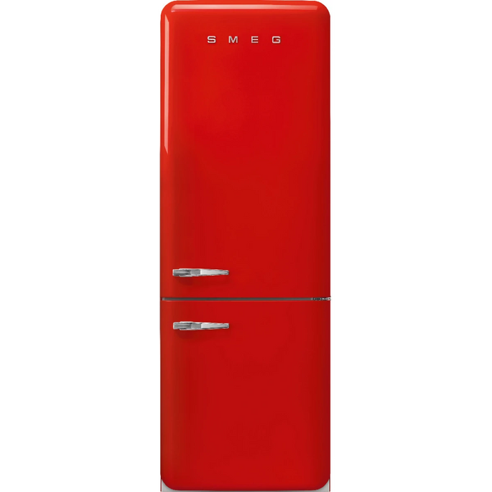SMEG 28" Freestanding Bottom Mount Refrigerator, FAB38URRD