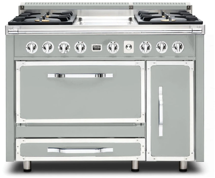 VIKING Tuscany Series 48" Dual Fuel Range Griddle, Arctic Grey TVDR4814GAG