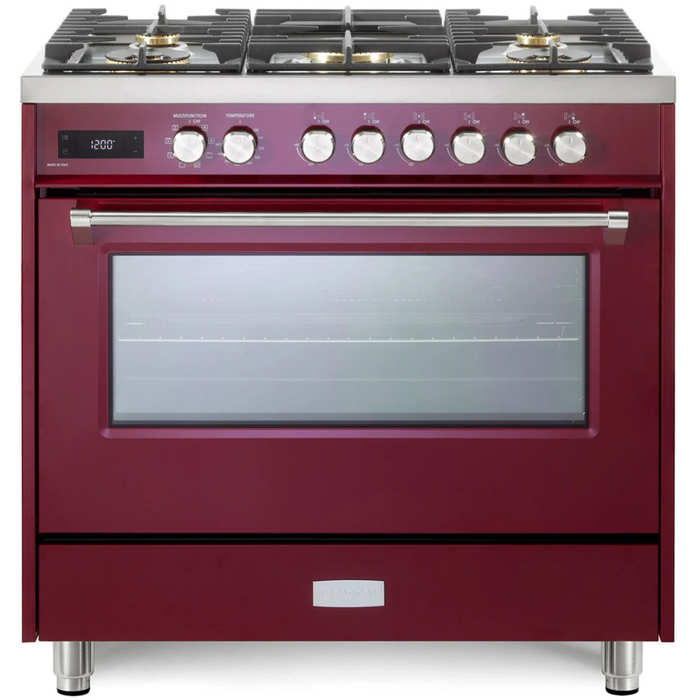 Verona 36" Freestanding Dual Fuel Range VUFSGE365BU