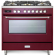 Verona 36" Freestanding Dual Fuel Range VUFSGE365BU