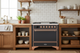 ILVE Majestic II 36" Liquid Propane Dual Fuel Range Matte Graphite Copper Trim UM09FDQNS3MGPLP