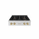 ZLINE 30" Paramount Gas Rangetop Stainless Steel Champagne Bronze SRTZ-30-CB