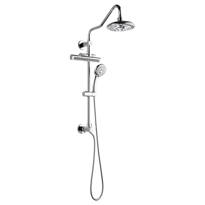 Forno Acqua AcquaFALL Shower, Overhead Rainfall Shower, Handheld Shower Head SCW2CP-C8