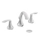 Moen Eva 8" Widespread Two Handle Bathroom Faucet Trim Kit, Valve T6420