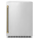 ZLINE Autograph Edition 24" Touchstone 151 Can Beverage Fridge, Solid Stainless Steel Door, Helix Handle RBSOZ-ST-24-KCB
