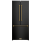 Gordon Ramsay by THOR Kitchen 30"French Door Counter Depth Refrigerator RF3017FFD00-BRZ