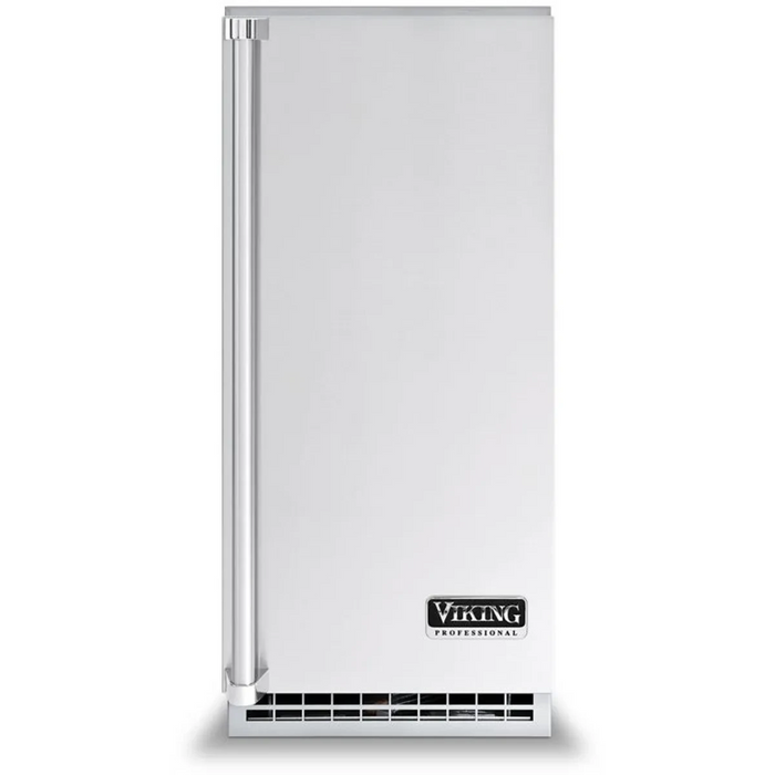 Viking® 15" Nugget Stainless Steel Ice Machine with Drain Pump FPNI515