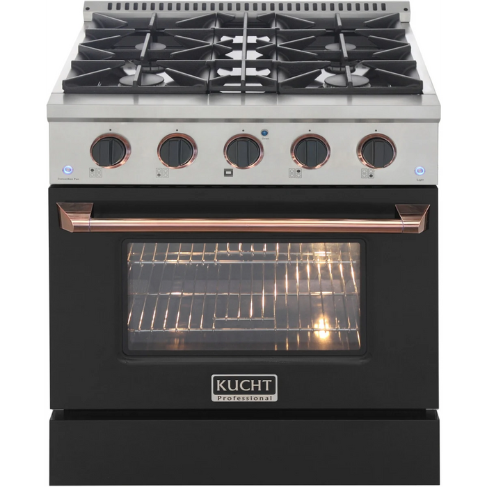 Kucht 30" Freestanding Dual Fuel Range KDF302- K-Rose