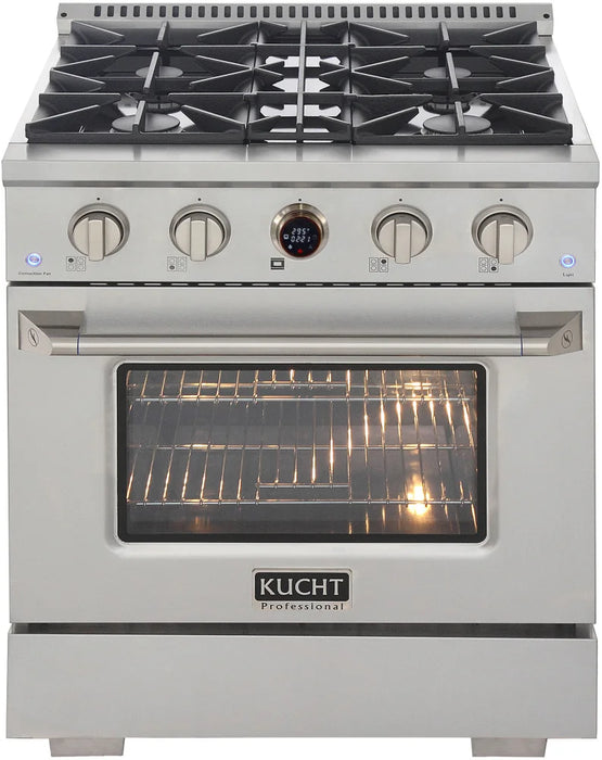 Kucht KX Series 30" Freestanding Dual Fuel Range KXP30-SS