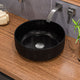 ALFI brand 15" Round Above Mount Ceramic Sink ABC907
