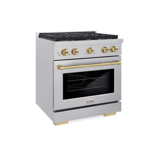 ZLINE 30"Gas Range, Convection Gas Oven , DuraSnow® Champagne Bronze, SGRSZ-30-CB