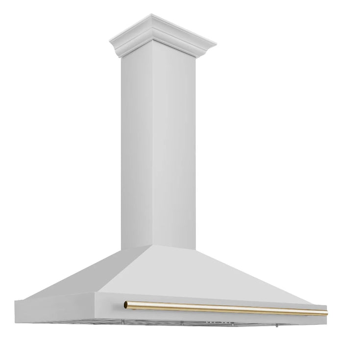 ZLINE 48" Autograph Edition Stainless Steel Range Hood, Gold KB4STZ-48-G