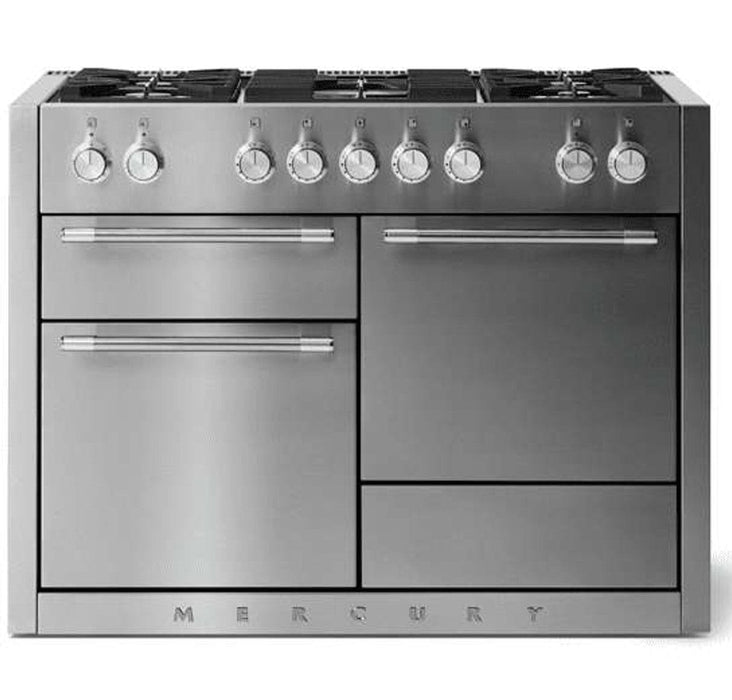 AGA Mercury 48" Dual Fuel 3 Oven Range - Stainless Steel AMC48DFSS