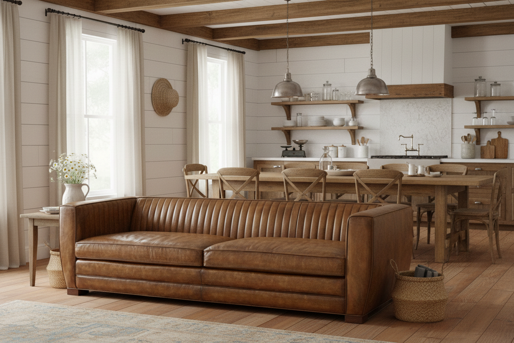 Rourke Leather Sofa