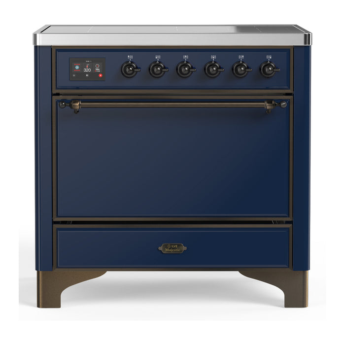 ILVE 36"Majestic III Induction Range, UMIB36QNR3 — UMIB36QNR3AWB