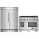 Forno 2-Piece Appliance Package 48" Gas Range, 60" Built-In Fridge SS — FBDL-019-06CAUS