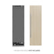 ZLINE 24" Panel Ready Column Refrigerator, Graphite Gray Interior RBCRV-24