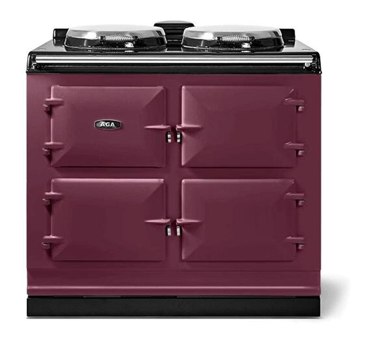 AGA 39" eR7 100 Classic Cast Iron Collection Electric Range - Aubergine AER7339AUB