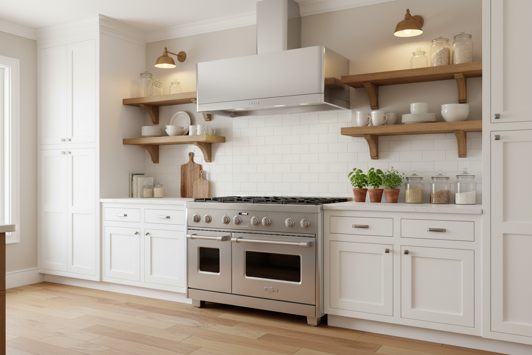 ILVE Panoramagic 48" Wall Mount Range Hood UAPM120SS