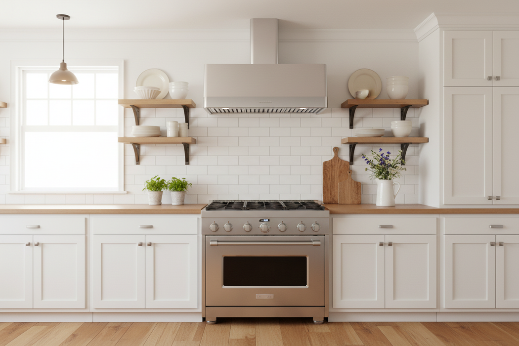 ILVE Nostalgie II 40" Range Hood UAG40SS