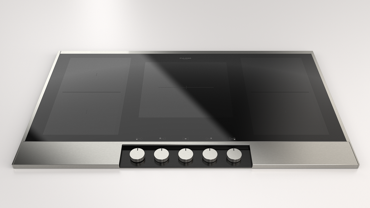 Fulgor 36” Customizable Satin Aluminum Cooktop, F7ECIK36AS1