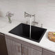ALFI brand 24" Undermount / Drop In Fireclay Kitchen Sink AB2418UD