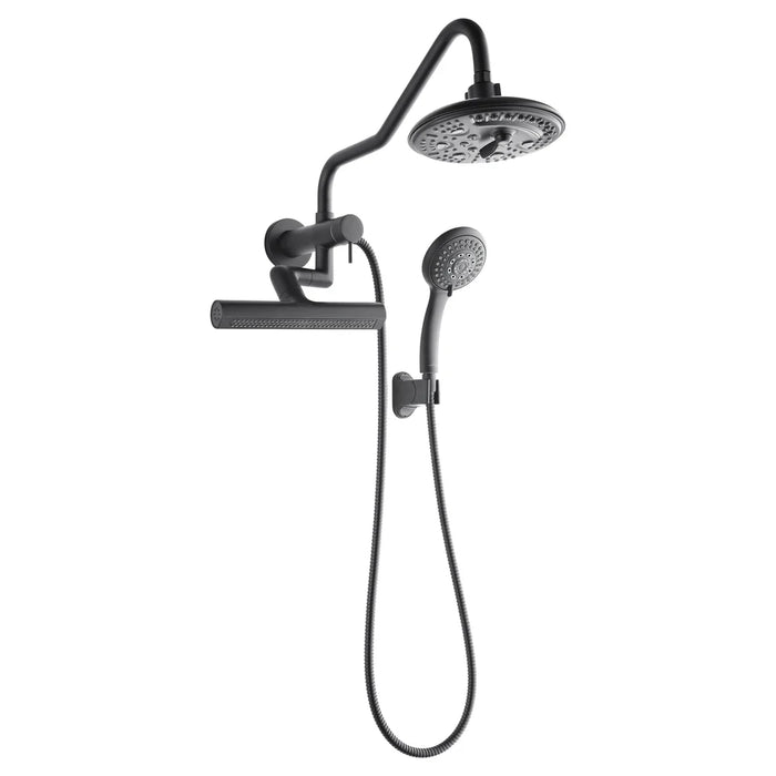 Forno Acqua AcquaFALL Mini Shower Head, Overhead Rainfall Shower SMW2BK-C8