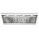 54" Range Hood Insert, Ultra Quiet Stainless Steel 8" Ducted with 1200 CFM Powerful Suction — NX-19IL-54-Warm White