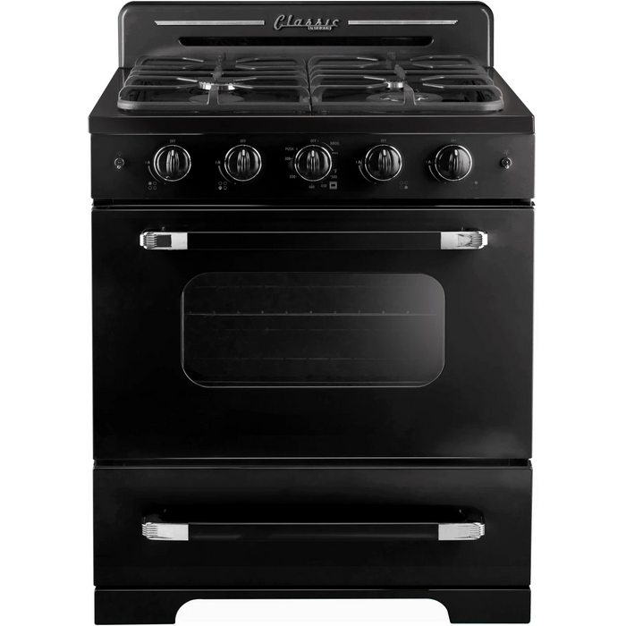 UNIQUE 30" Freestanding Gas Range, UGP-30CR B