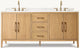 French Contemporary Double Vanity