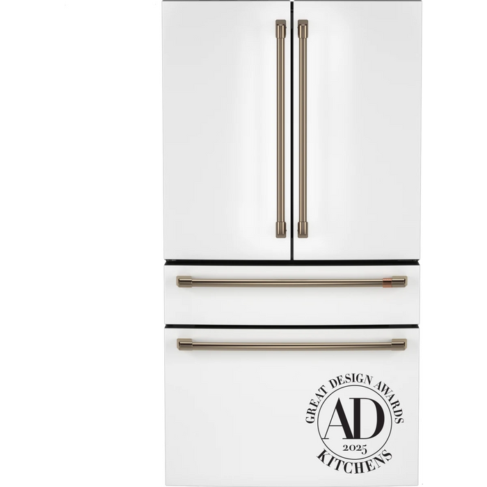 Cafe 36" Freestanding 4-Door French Door Smart Refrigerator, CGE29DP4TW2